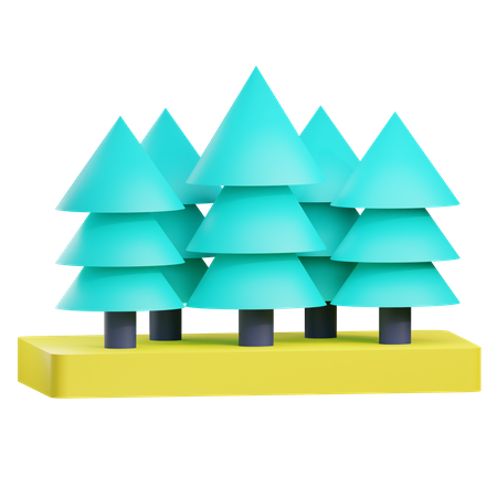 Forest 3D Icon