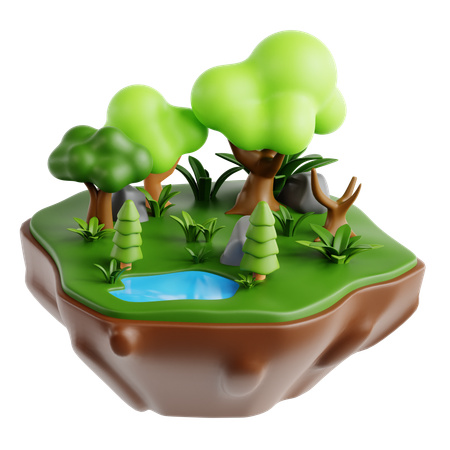 Forest  3D Icon