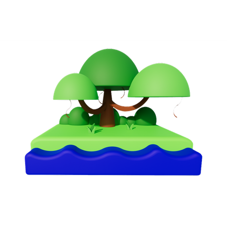 Forest  3D Icon