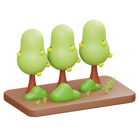 Forest  3D Illustration