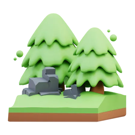 Forest 3D Icon
