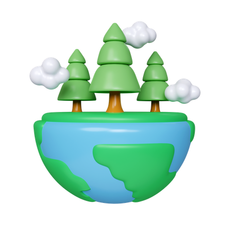 Forest 3D Icon