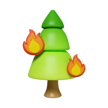 Forest Fire  3D Icon