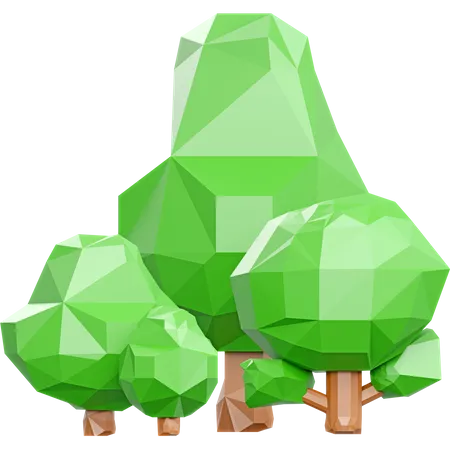 Forêt  3D Icon