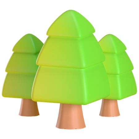 Forêt luxuriante  3D Icon