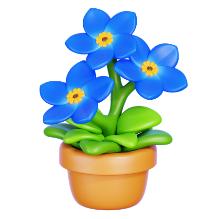 Forget Me Not  3D Icon