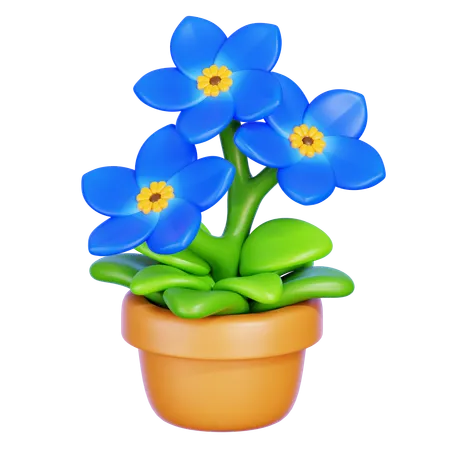 Forget Me Not  3D Icon