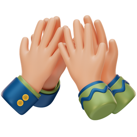 Forgive Hand Gesture  3D Icon