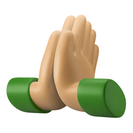 Forgive Hand Gesture 3 D Icon Illustration 3D Icon