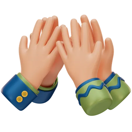 Forgive Hand Gesture  3D Icon