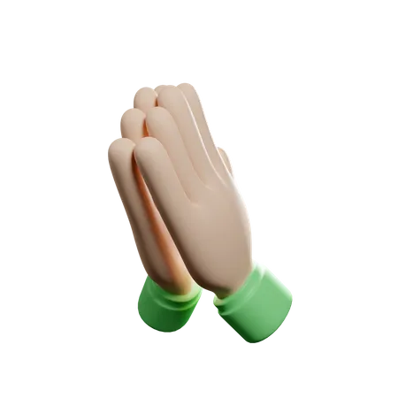 Forgiving Hand  3D Icon