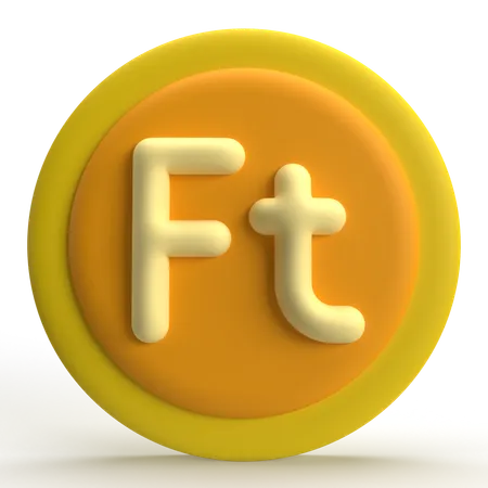 Forint  3D Icon