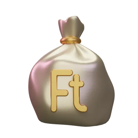 Forint Geldsack  3D Icon