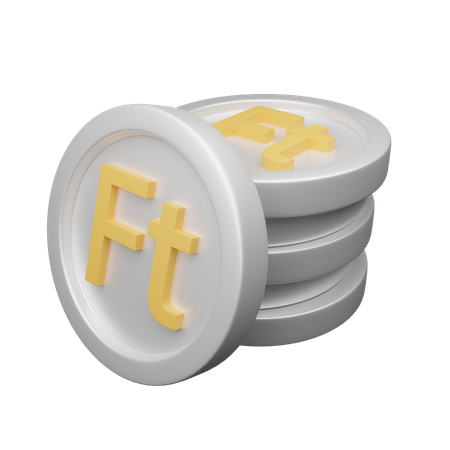 Forint hongrois  3D Icon