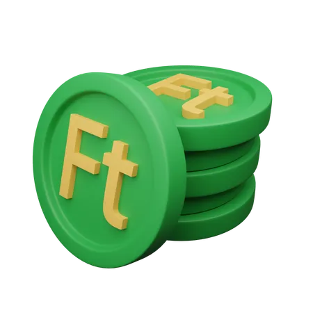 Forint húngaro  3D Icon