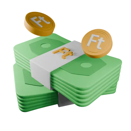 Forint húngaro  3D Icon