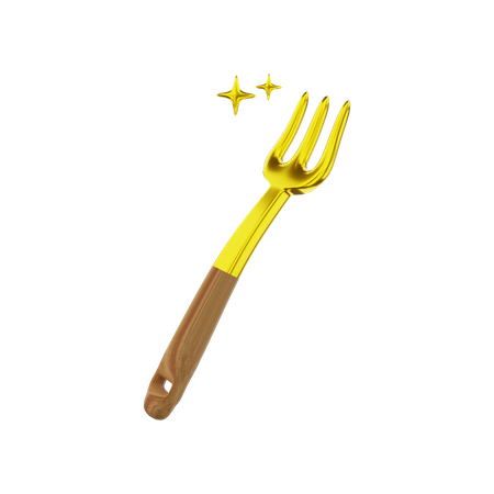 Fork 3D Illustration
