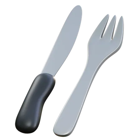 Fork And Knife  3D Icon