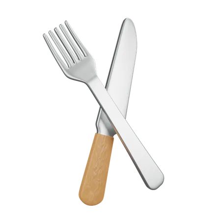 Fork And Knife  3D Icon