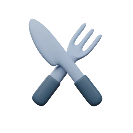 Fork And Knife  3D Icon