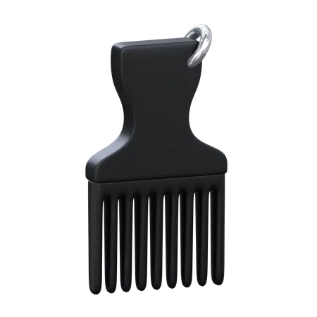 Fork Comb 3 D Barbershop Icon 3D Icon