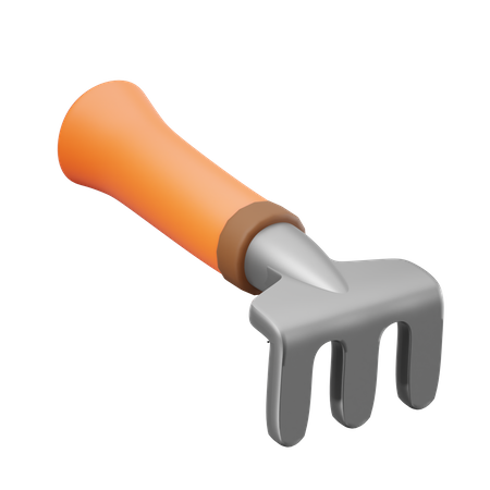 Fork Hoe  3D Icon