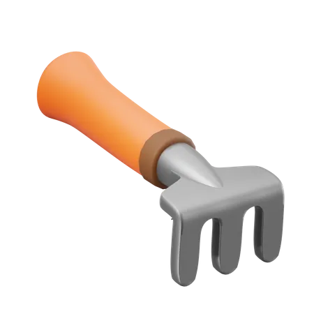 Fork Hoe  3D Icon