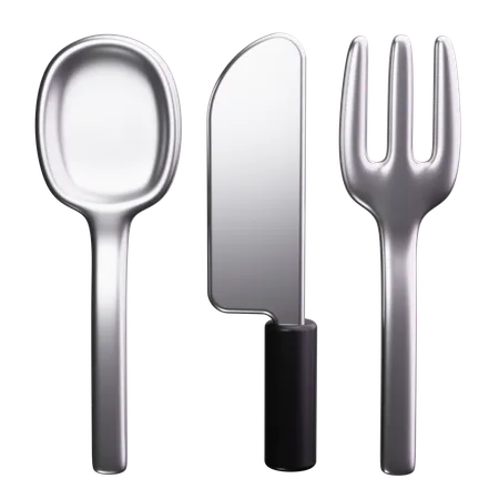 Fork Knife  3D Icon