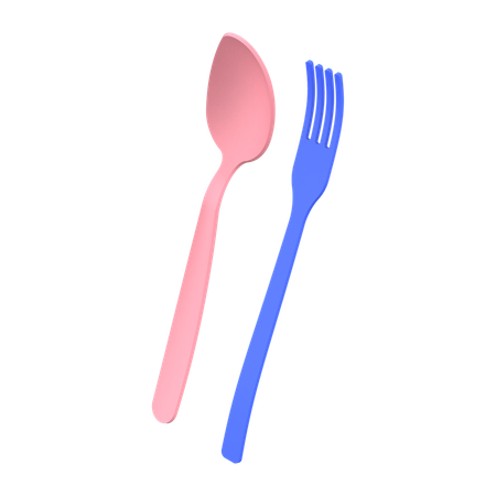 Fork Spoon  3D Icon
