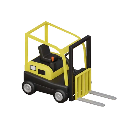 Forklift 3 D Icon 3D Icon