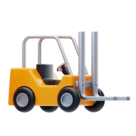Forklift 3 D Icon Warehouse Vehicle 3 D Icon 3D Icon