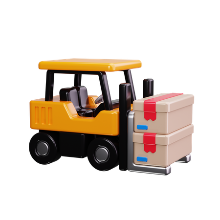フォークリフト  3D Icon