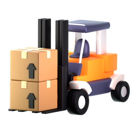Forklift  3D Icon