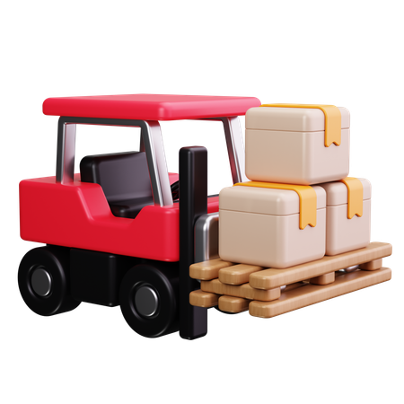 Forklift  3D Icon