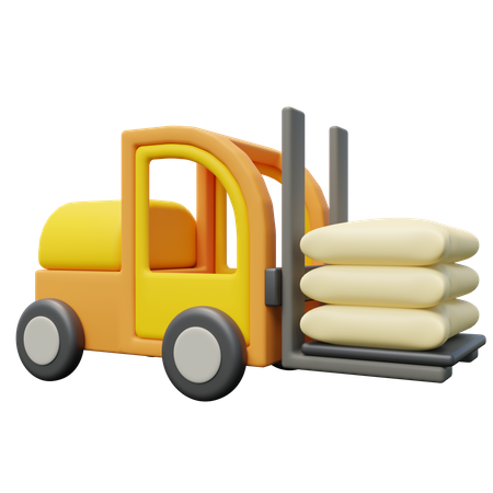 Forklift  3D Icon