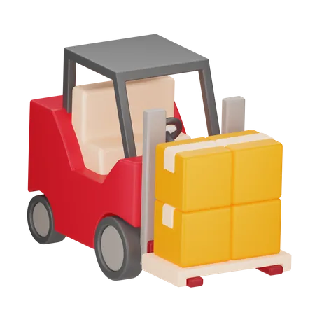 Forklift 3 D Industry 3D Icon