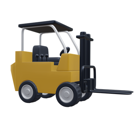 Forklift 3D Icon