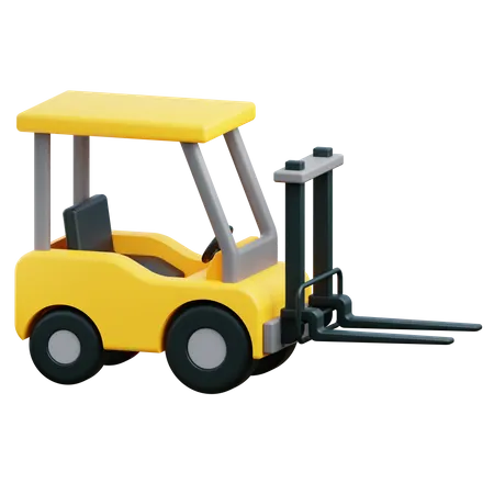 Forklift 3D Icon