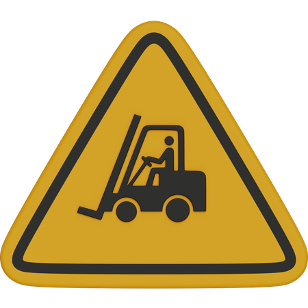 Forklift trucks  3D Icon