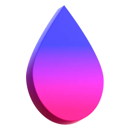 Form Tropfen  3D Icon