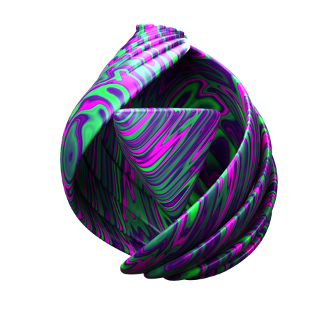 Forma abstracta  3D Icon