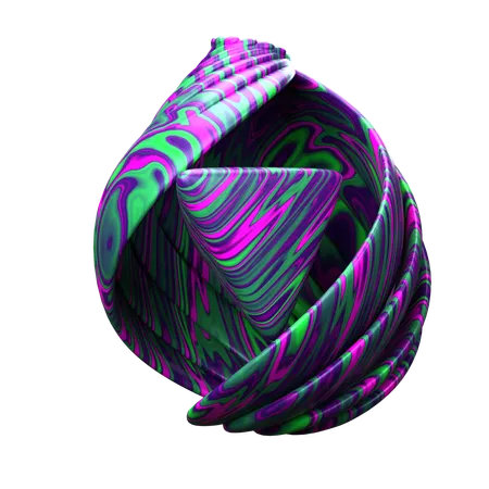 Forma abstracta  3D Icon