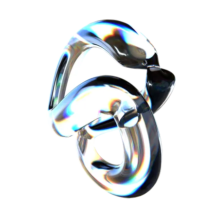 Forma abstracta  3D Icon