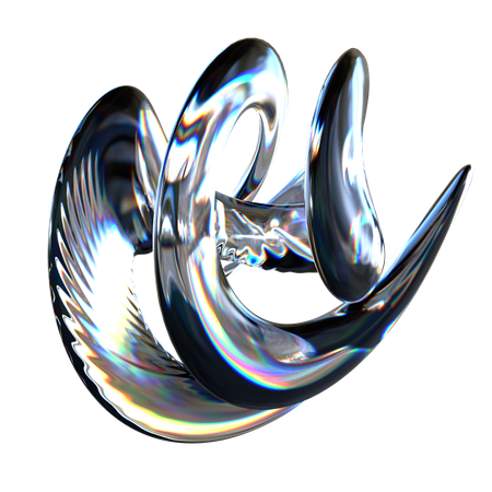 Forma abstracta  3D Icon