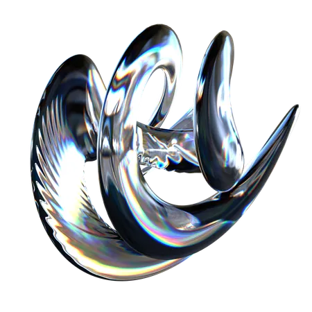 Forma abstracta  3D Icon