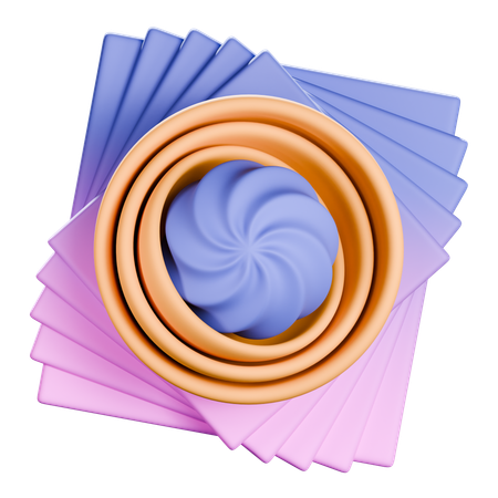 Forma abstracta  3D Icon