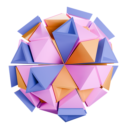 Forma abstracta  3D Icon