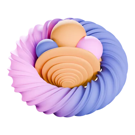 Forma abstracta  3D Icon