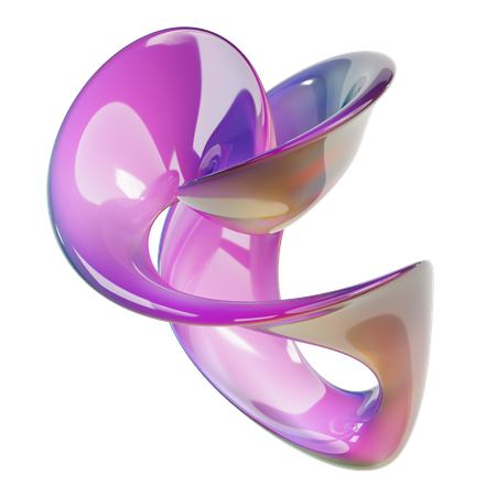 Forma abstracta  3D Icon