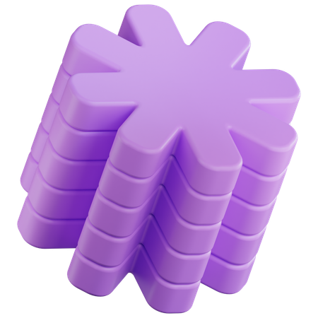 Forma abstracta  3D Icon